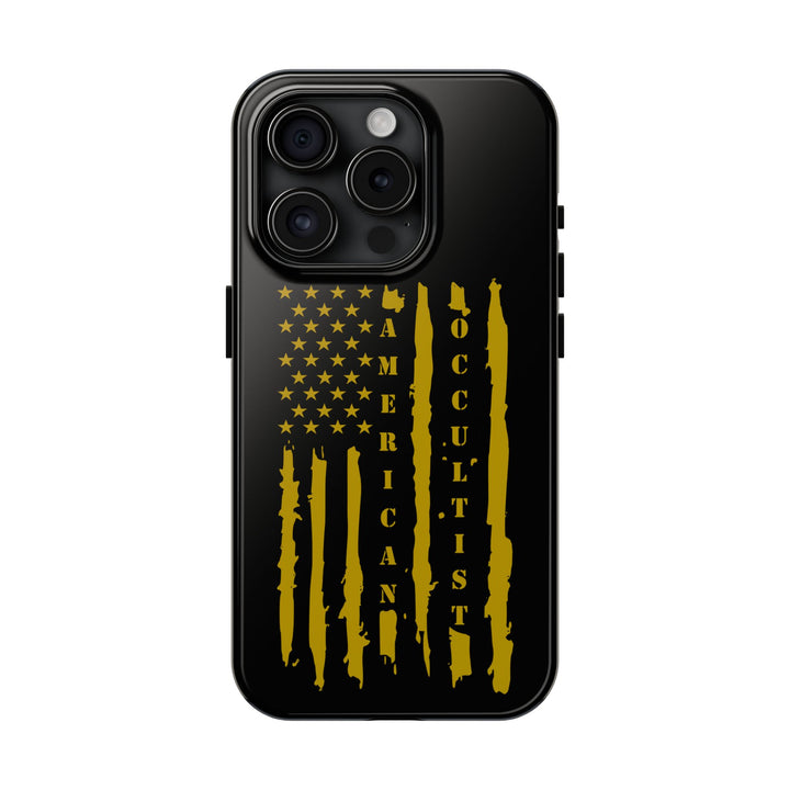 American Occultist Distressed Flag Tough Phone Case