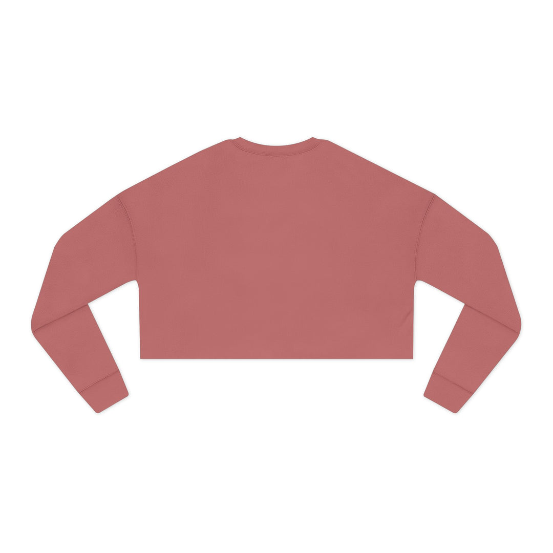 Lilith — Crimson Serpent Cropped Sweatshirt