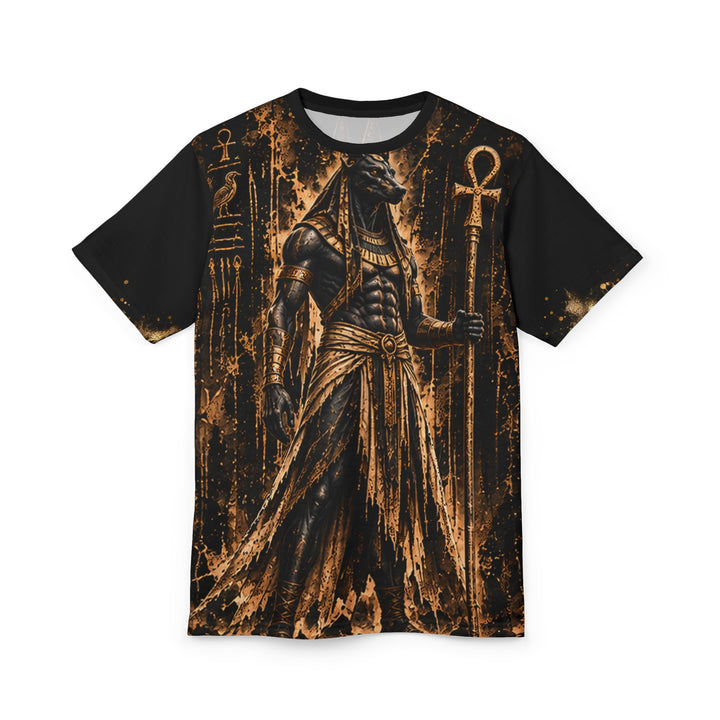 AO Anubis - Guardian Full Body - Black AOP Cut &amp; Sew Tee