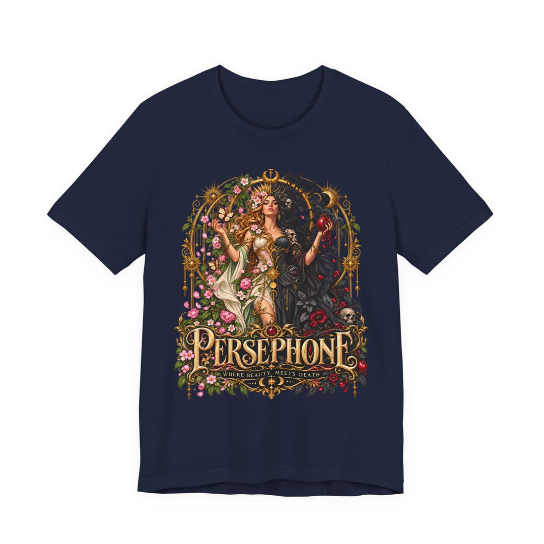 Persephone — Where Beauty Meets Death Tee