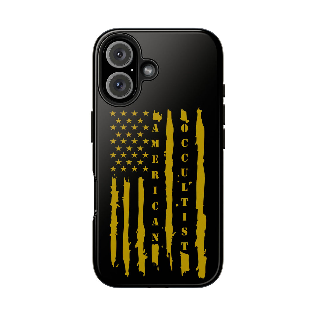 American Occultist Distressed Flag Tough Phone Case