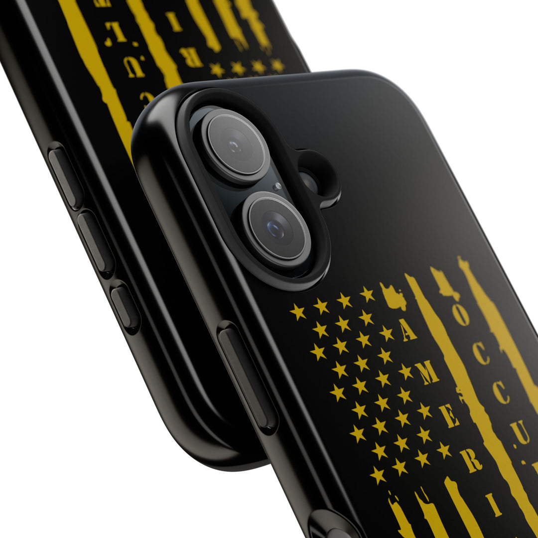 American Occultist Distressed Flag Tough Phone Case