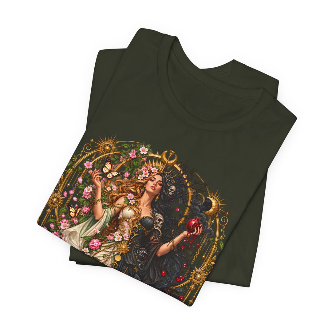 Persephone — Where Beauty Meets Death Tee
