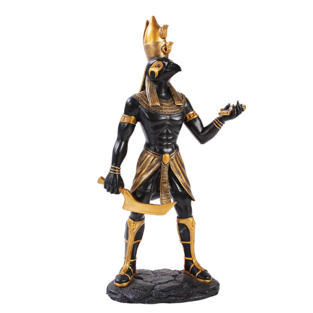Twelve-inch Egyptian Horus statue