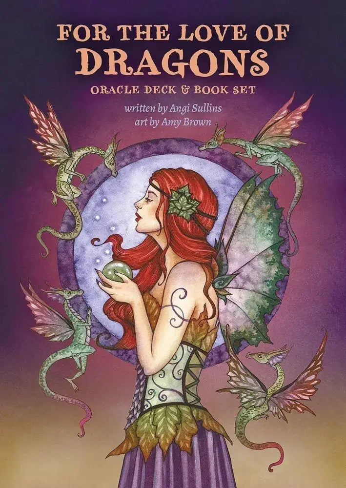 For the Love of Dragons oracle deck and book set box