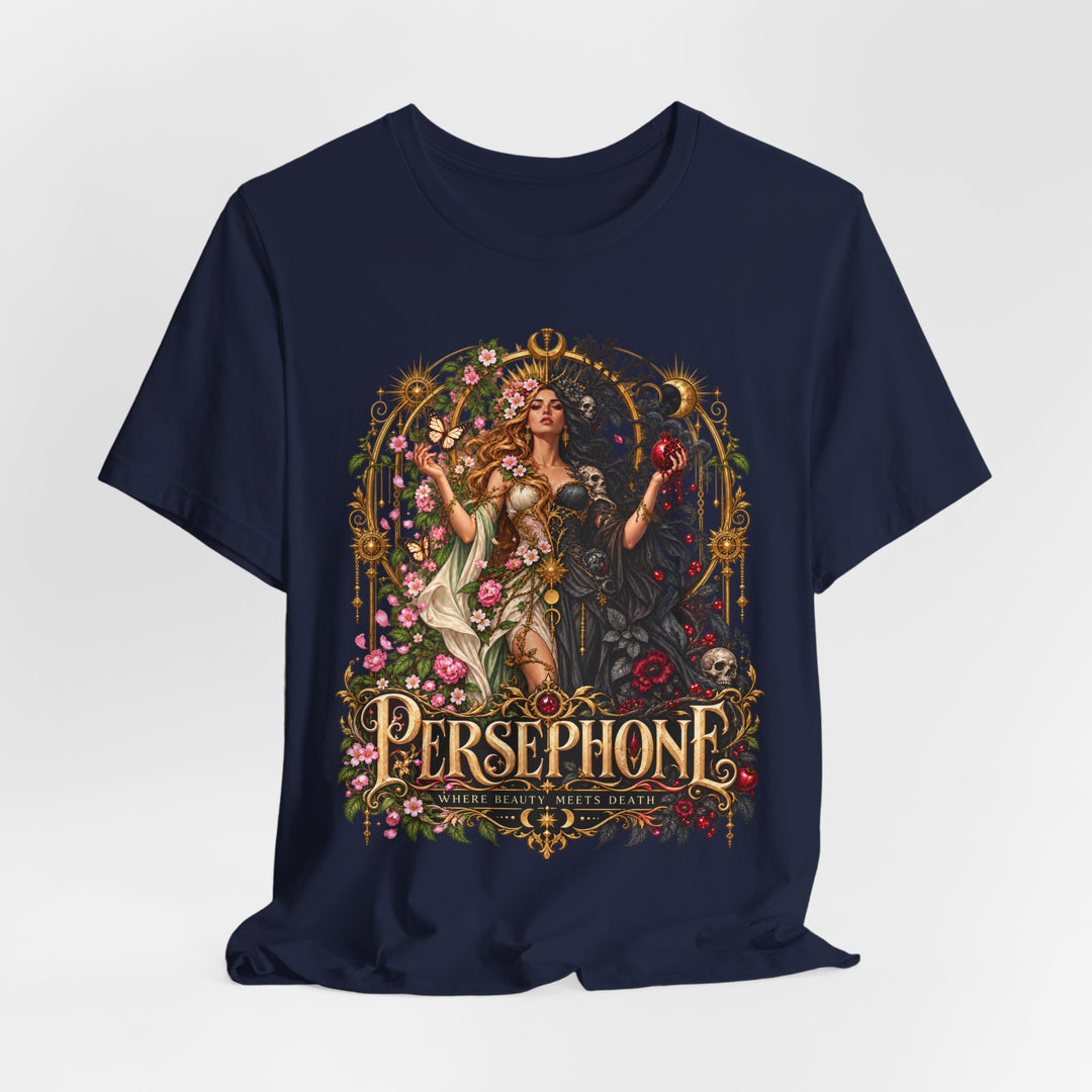 Persephone — Where Beauty Meets Death Tee