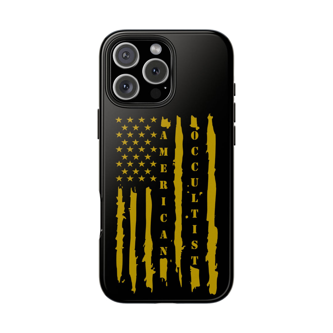 American Occultist Distressed Flag Tough Phone Case