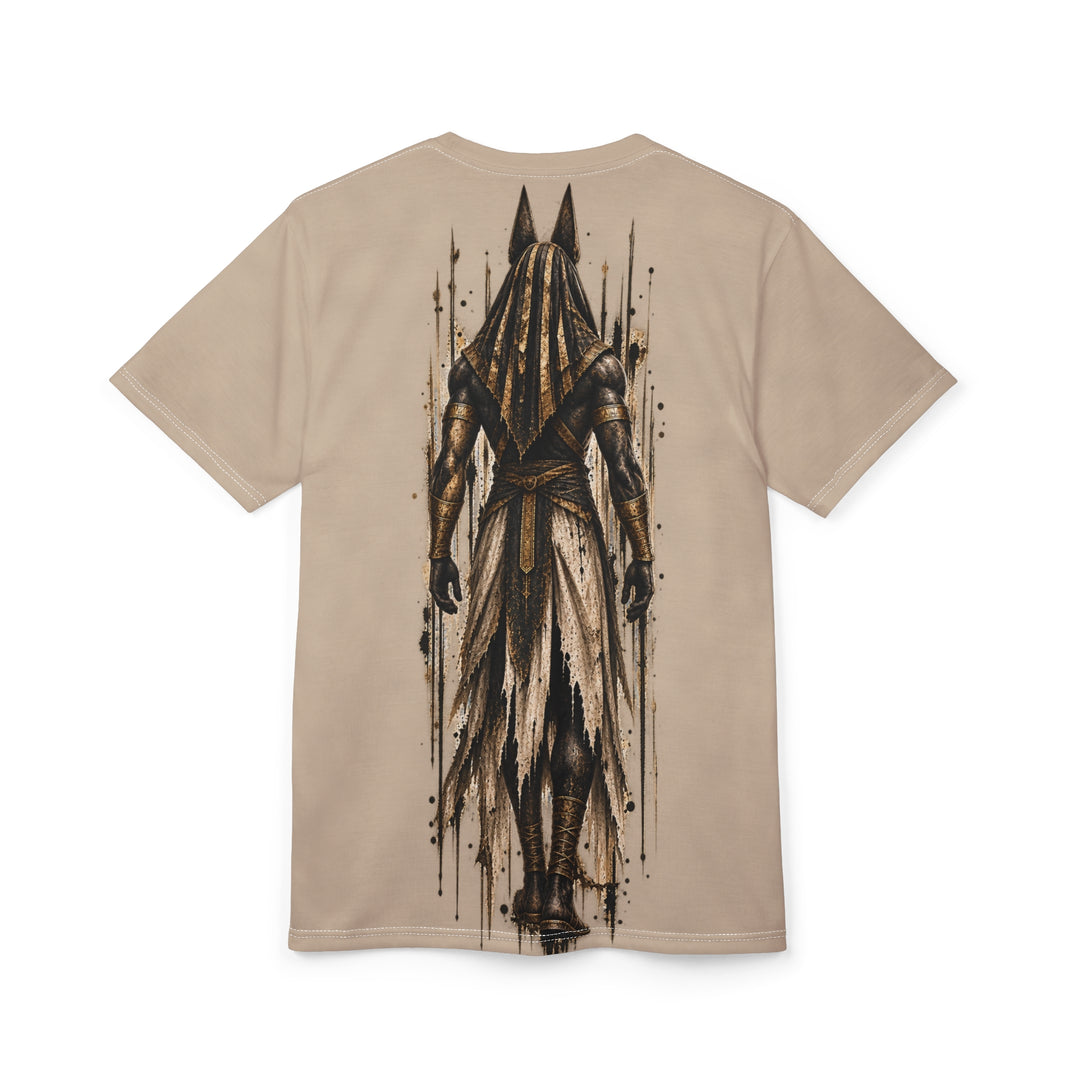 AO Anubis - Back View - Sand AOP Cut &amp; Sew Tee