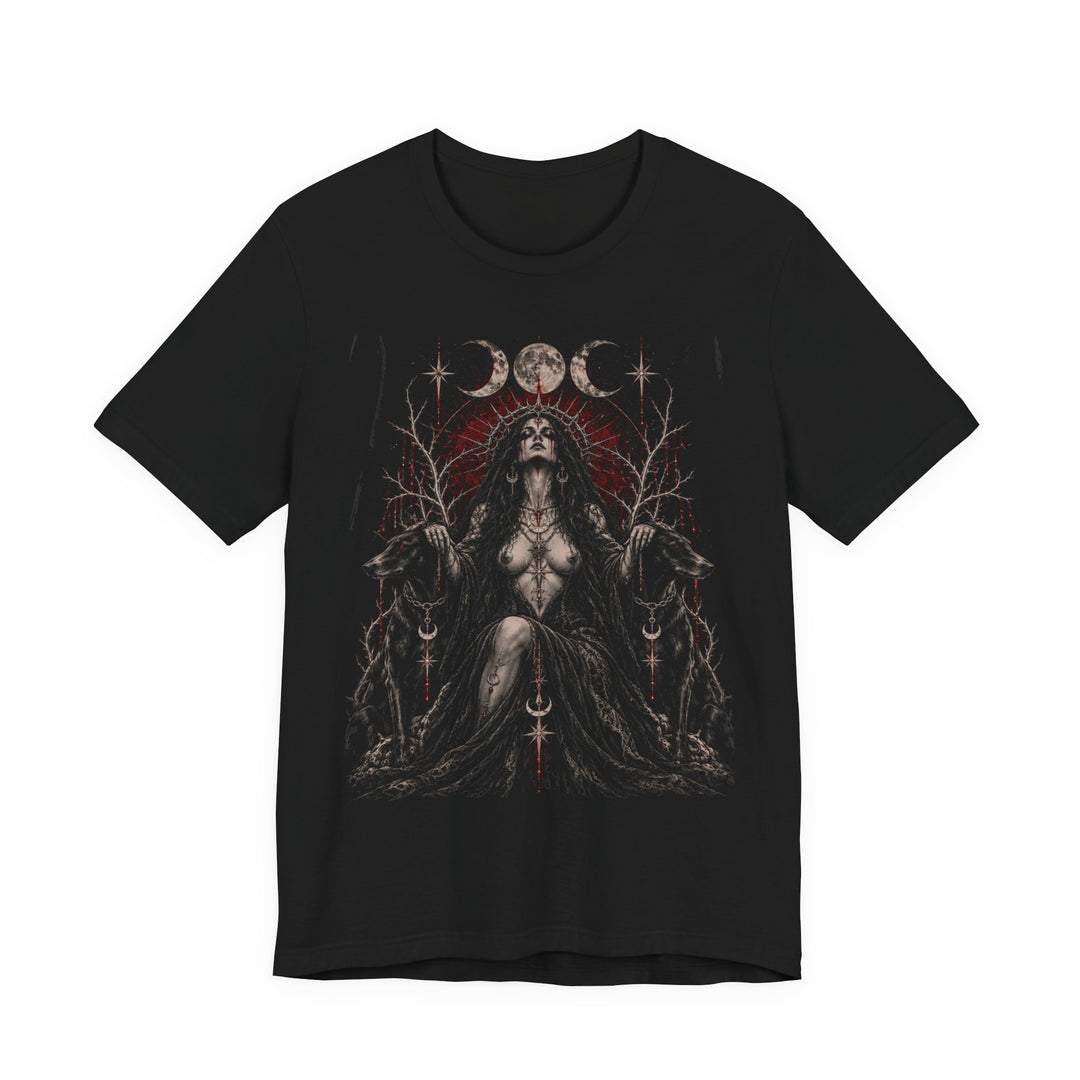Gothic Priestess &amp; Hounds — Occult Moon Tee
