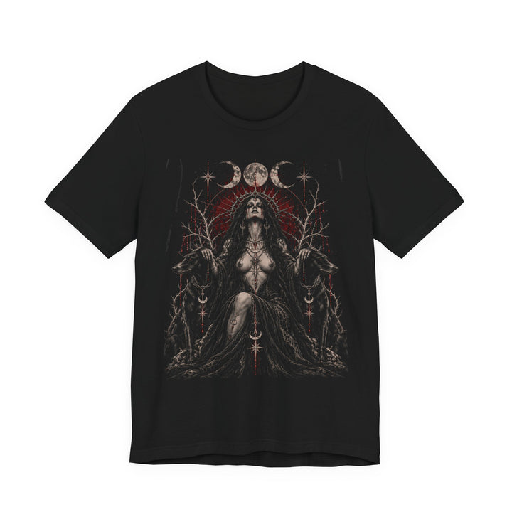 Gothic Priestess &amp; Hounds — Occult Moon Tee