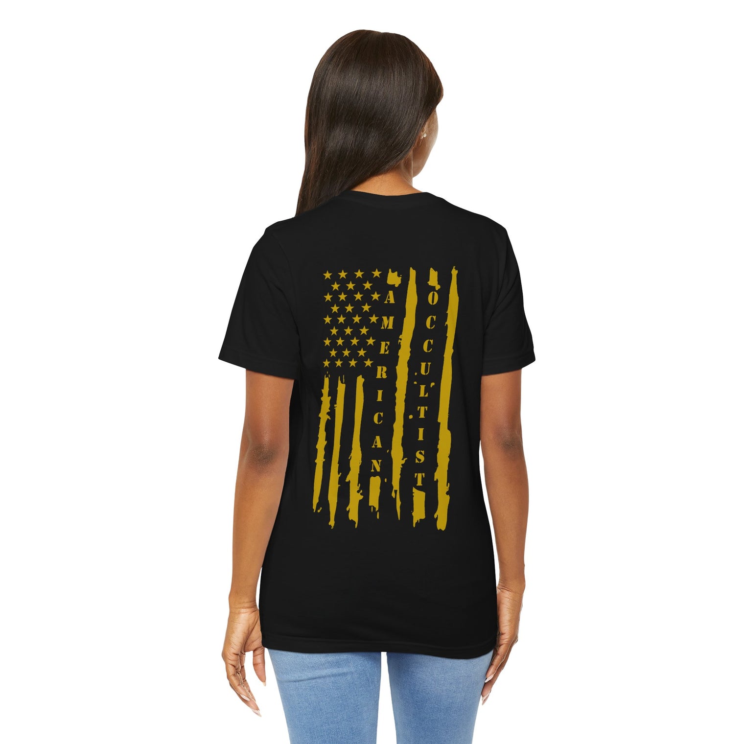Distressed Flag Tee — American Occultist