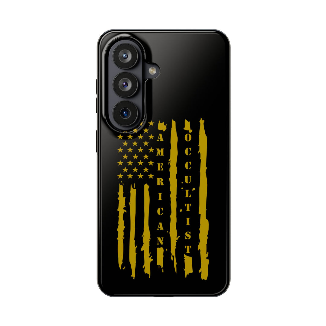 American Occultist Distressed Flag Tough Phone Case