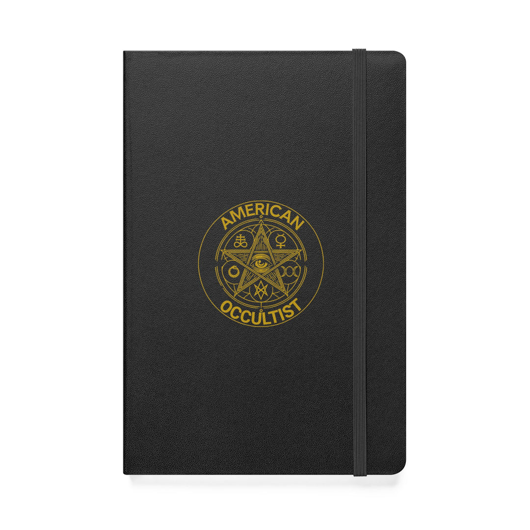 American Occultist Gold Sigil Hardcover Notebook