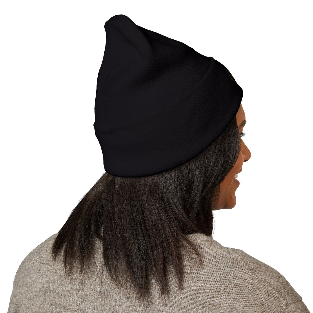 American Occultist Gold Sigil Cuffed Beanie
