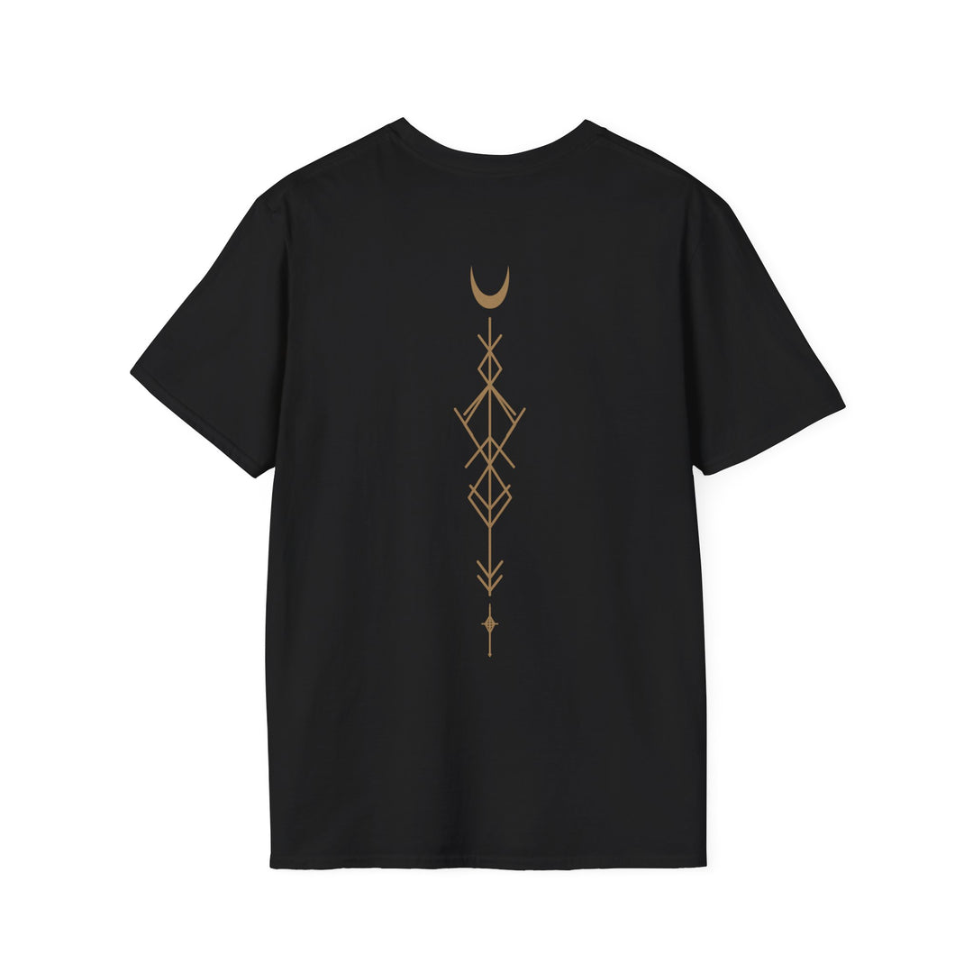 Freyja — Norse Goddess Portrait Tee | Black