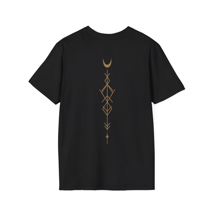 Freyja — Norse Goddess Portrait Tee | Black