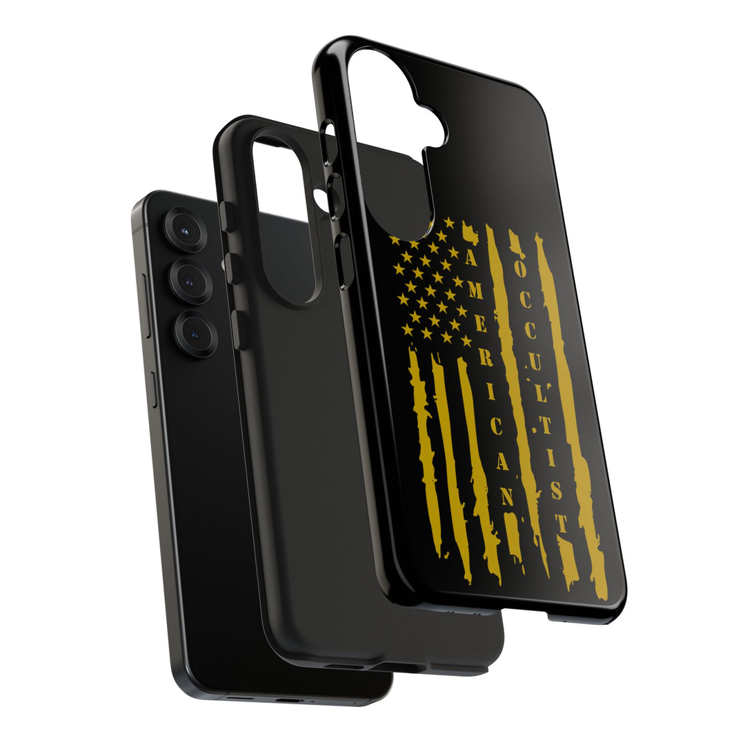 American Occultist Distressed Flag Tough Phone Case