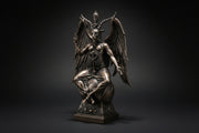 Bronze Baphomet altar statue front view