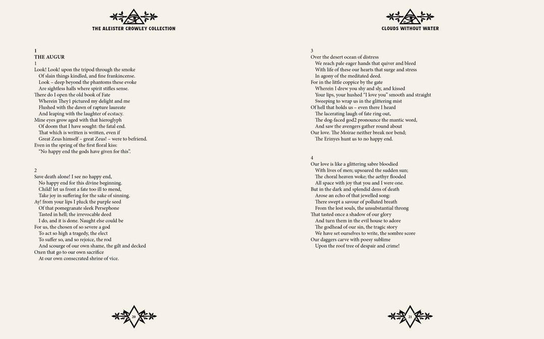Aleister Crowley Collection hardcover book detail