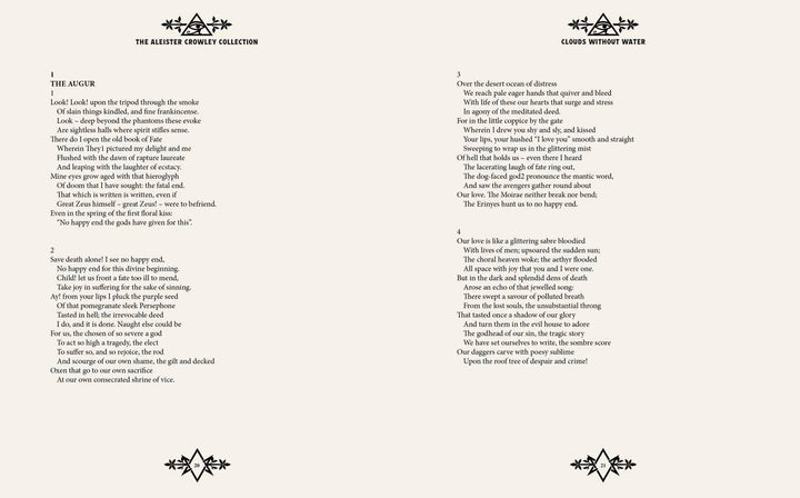 Aleister Crowley Collection hardcover book detail