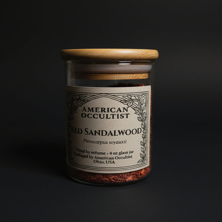 Red Sandalwood (Pterocarpus soyauxii) – Ritual Herb Jar