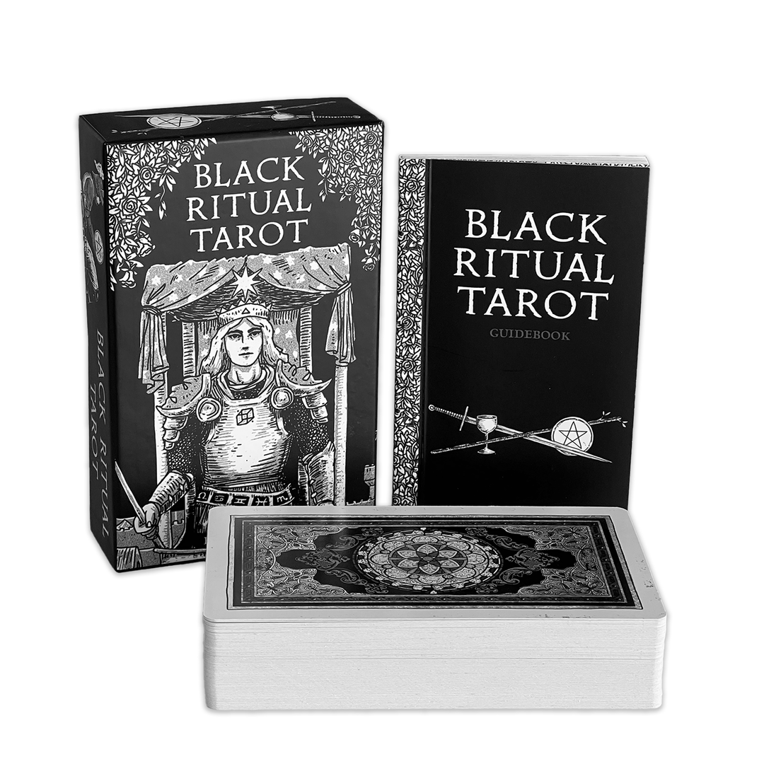 Black Ritual Tarot cards spread