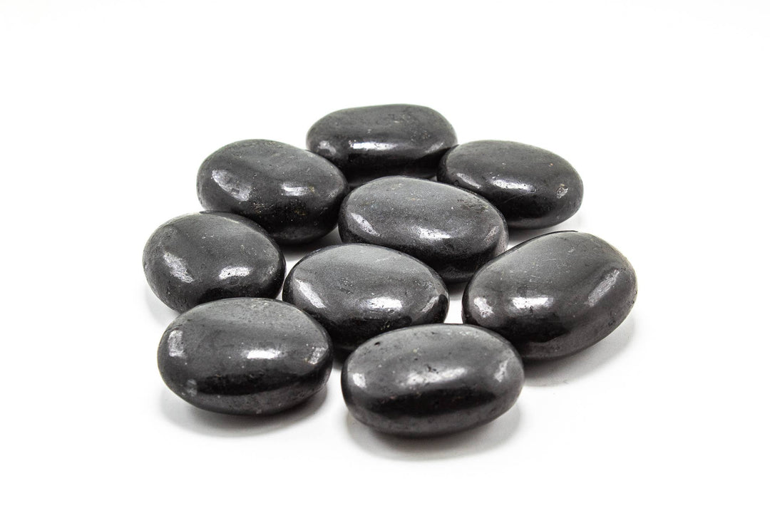 Black Tourmaline Palm Stone – Polished Stone