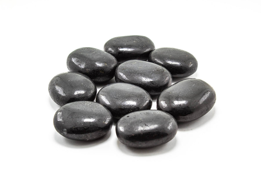 Black Tourmaline Palm Stone – Polished Stone