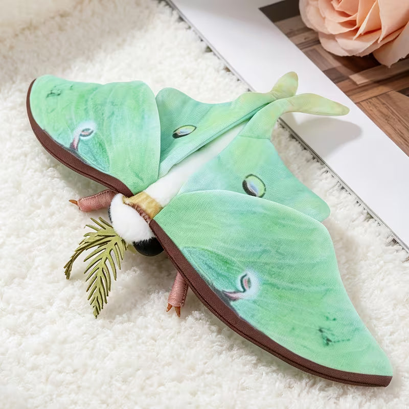 Luna Moth Plush Toy - Green