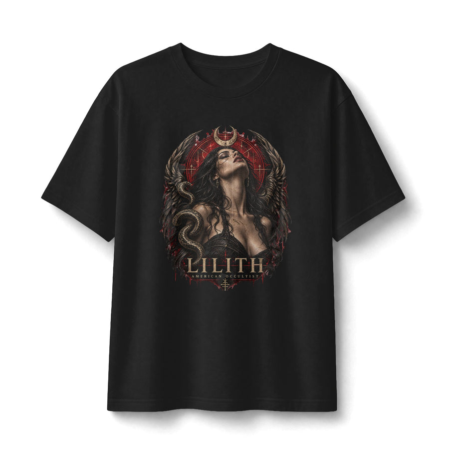 Lilith — Crimson Ascendant Heavyweight Tee