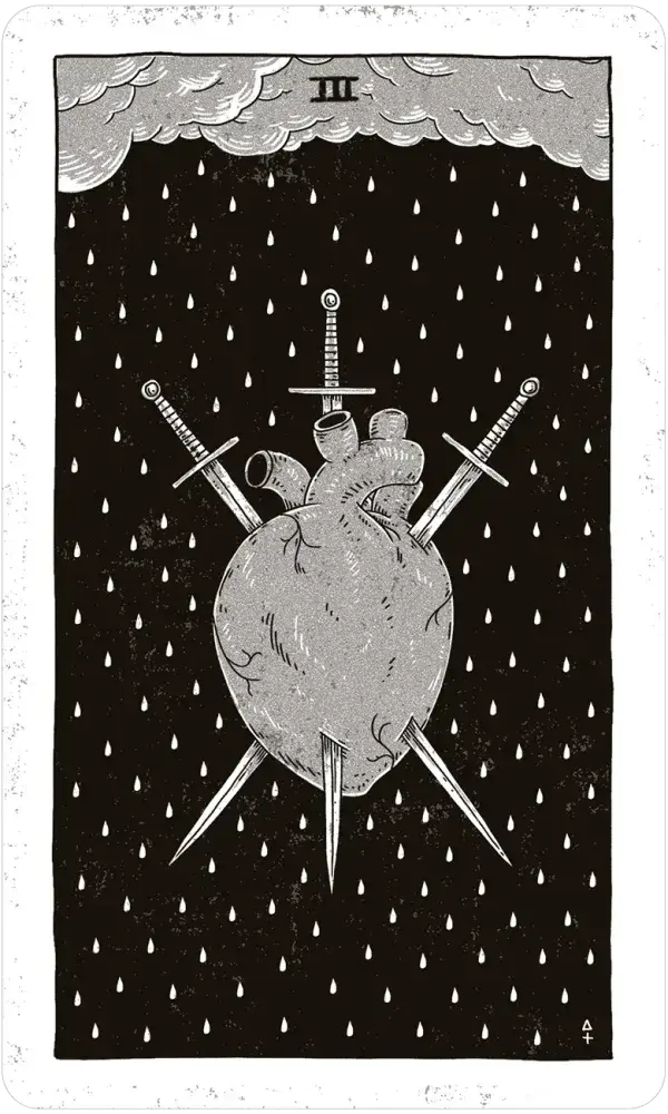 Black Ritual Tarot card artwork view 5