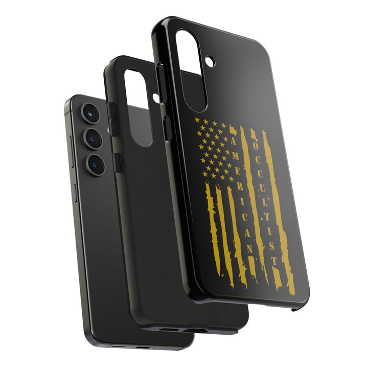 American Occultist Distressed Flag Tough Phone Case