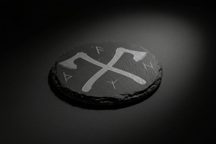 Crossed Axe Rune Altar Tile