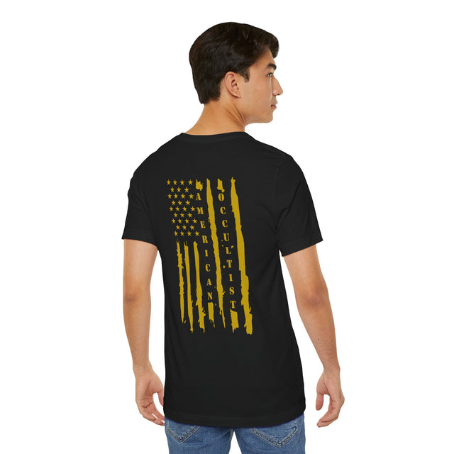 Distressed Flag Tee — American Occultist