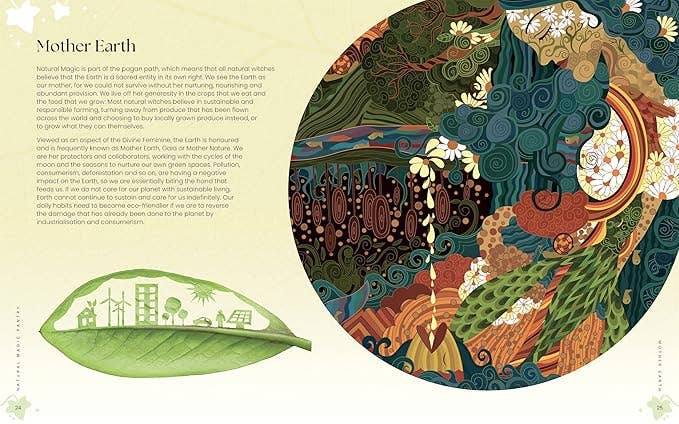 Natural Magic interior page on nature-based practice