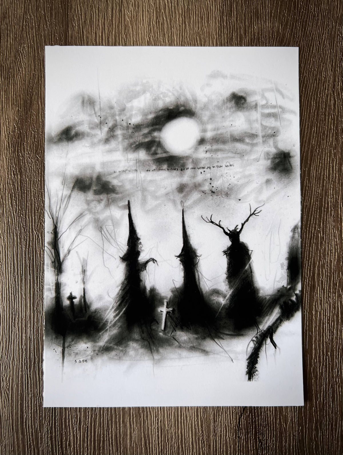 Hexes dark art print