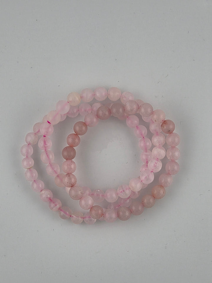 Rose Quartz Beaded Bracelet