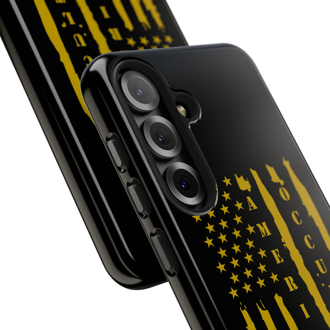 American Occultist Distressed Flag Tough Phone Case