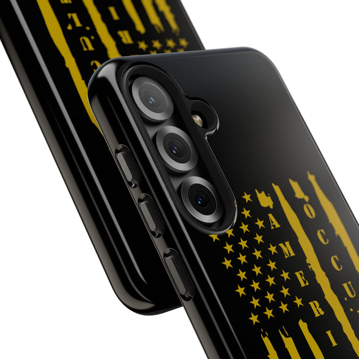 American Occultist Distressed Flag Tough Phone Case