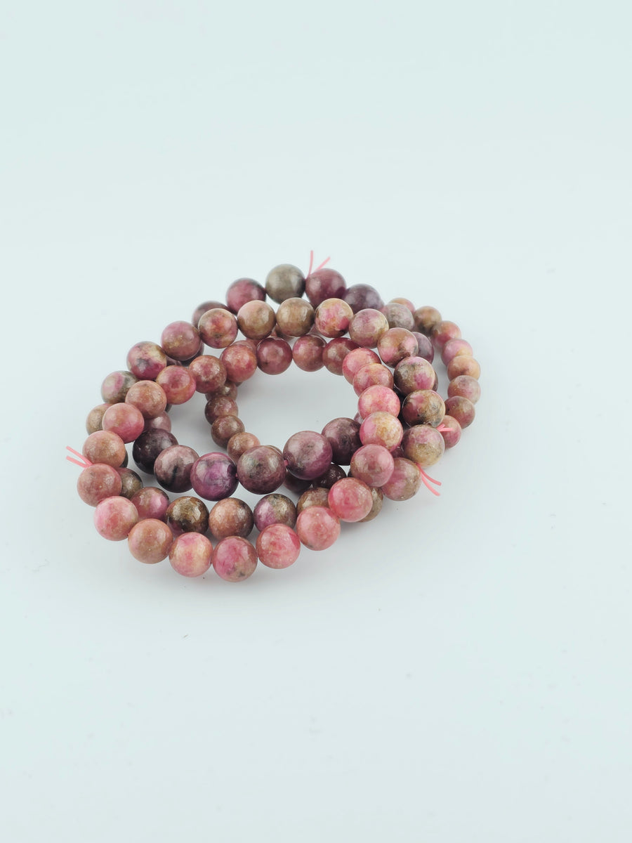 Rhodonite Beaded Bracelet