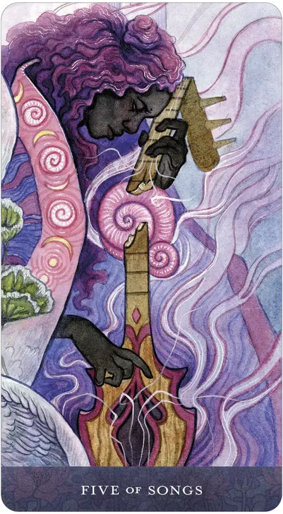 Blood Moon Tarot card artwork view 5