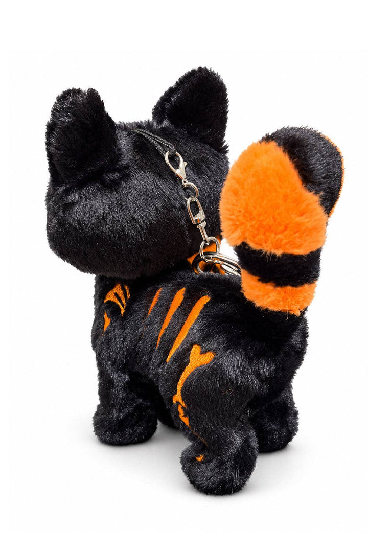 Pumpkin Bones Skelekitty Keychain [Limited Halloween Edition]