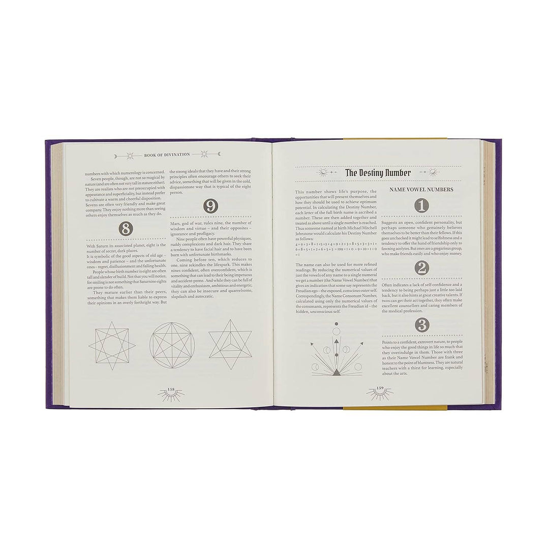 Book of Divination hardcover book detail