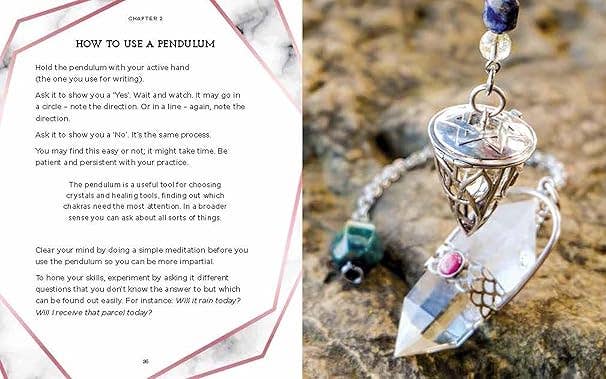 Essential Book of Crystal Healing crystal reference spread