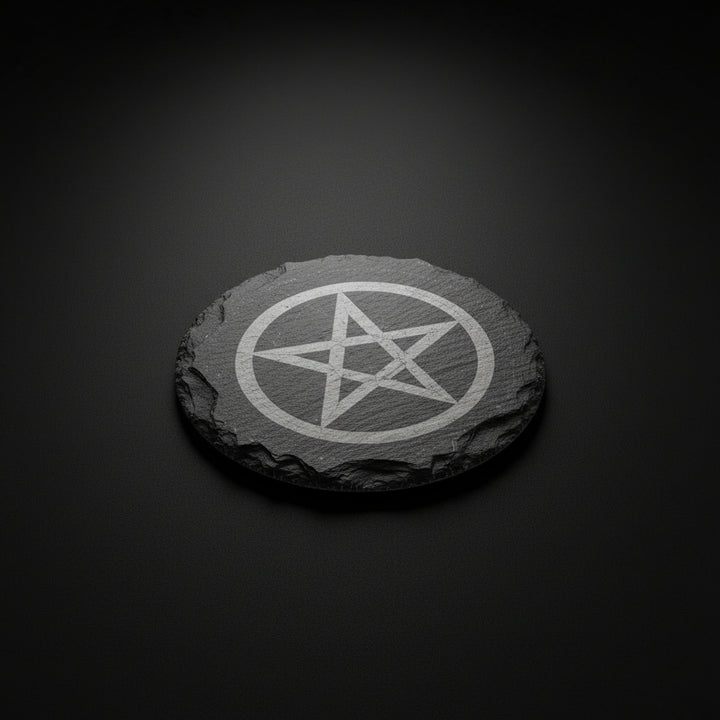Pentagram Slate Altar Tile