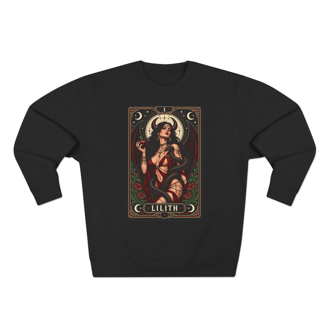 Lilith — Crimson Serpent Sweatshirt