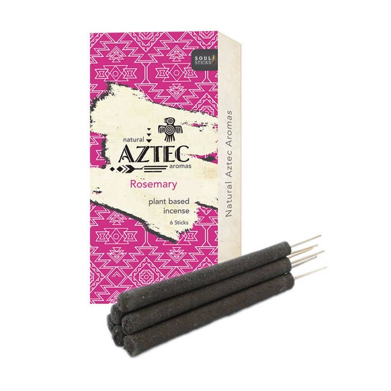 AZTEC rosemary plant-based incense package front view