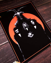 Devil's Night-Fine Art Print-Vintage Halloween Witch-Coven