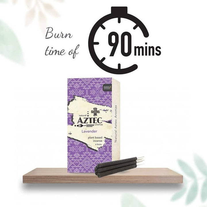 AZTEC lavender incense package detail