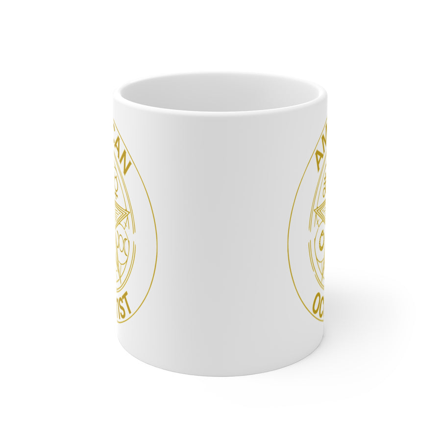 American Occultist Gold Sigil Mug - 11oz